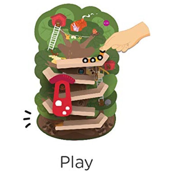 Juguete vertical de pared aventura en el árbol. Ukitu juguetes.