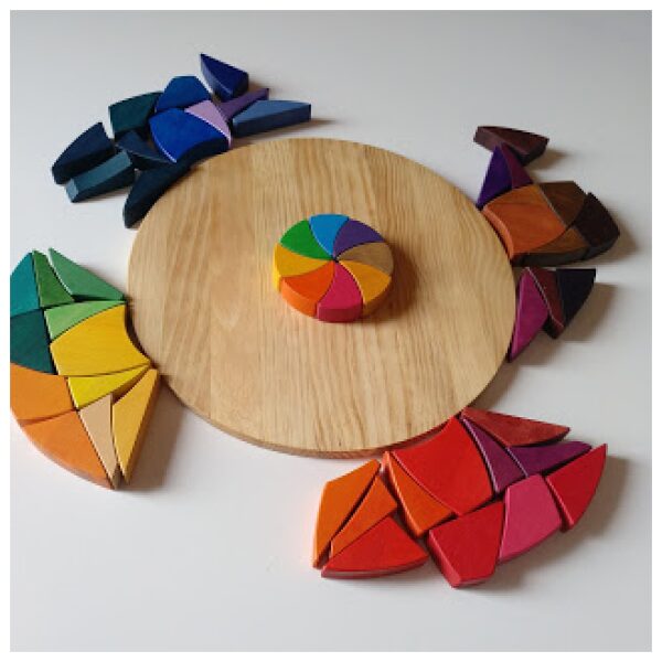Mandala de madera artesanal