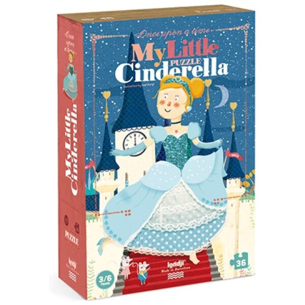 Puzzle cuento clásico Cinderella. Ukitu juguetes
