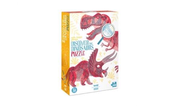 Puzzle discover the dinosaurs. Ukitu Juguetes.
