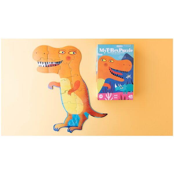 Puzzle my t- rex. ukitu juguetes.