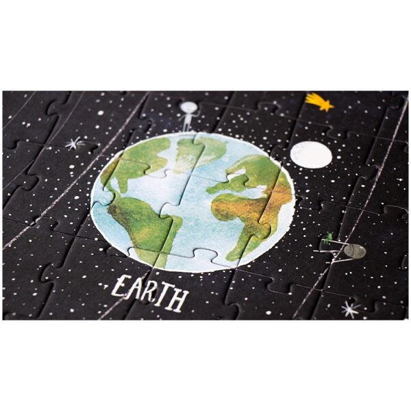 Puzzle discover the planets. Ukitu juguetes.