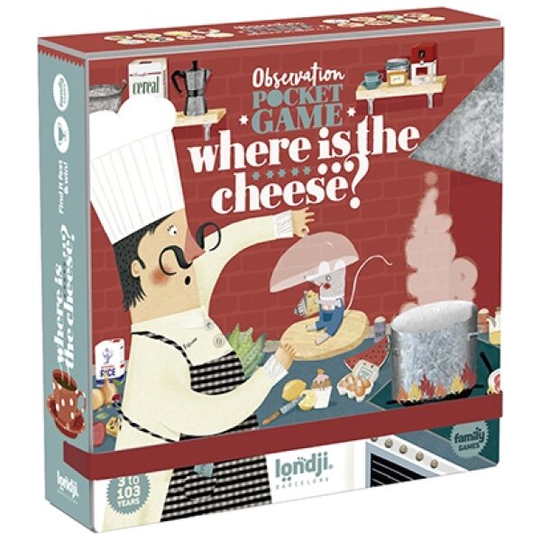juego de mesa Where is my cheese? (Edición de bolsillo) -Ukitu juguetes