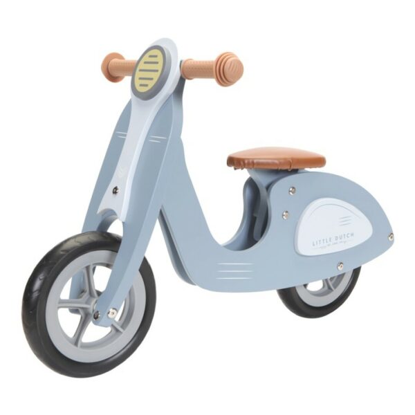 bicleta aprendizaje scooter madera color azul claro. Ukitu juguetes