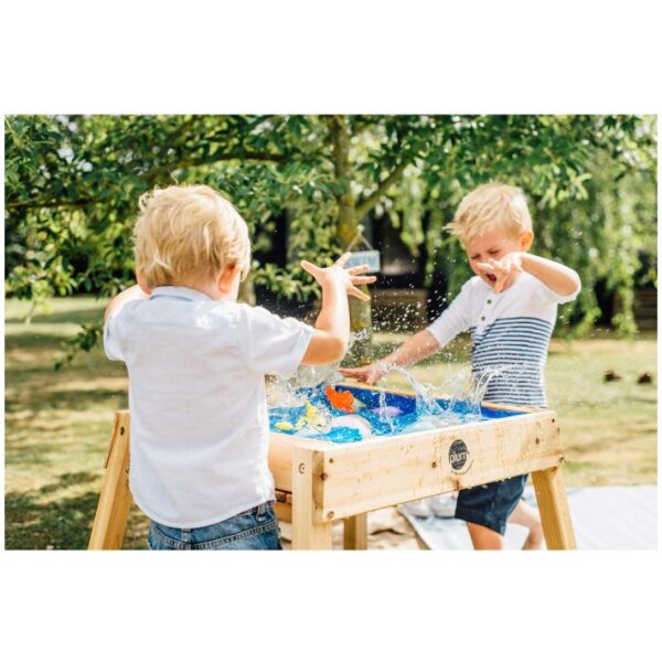 mesa de experimentación de arena y agua en madera de abeto de gran calidad. Ukitu juguetes