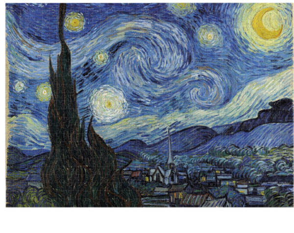 Puzzle Noche estrellada de Van Gogh. 1000 piezas. Ukitu juguetes