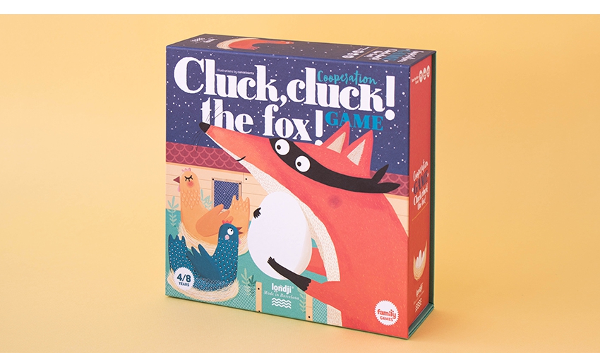 Juego cooperativo: CLUCK, CLUCK! THE FOX!. Ukitu juguetes